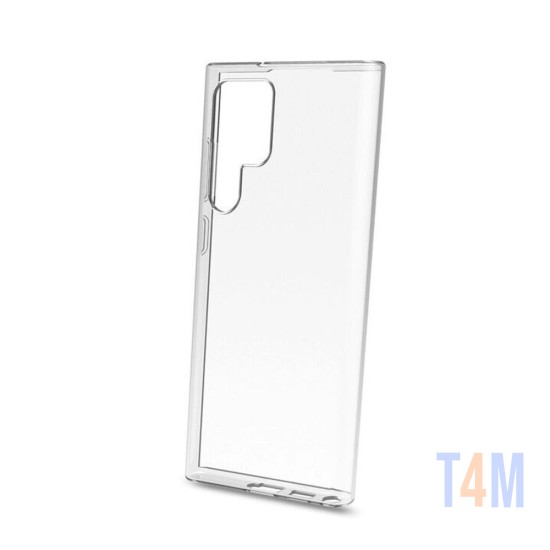 Capa de Silicone Macio para Samsung Galaxy S22 Ultra Transparente